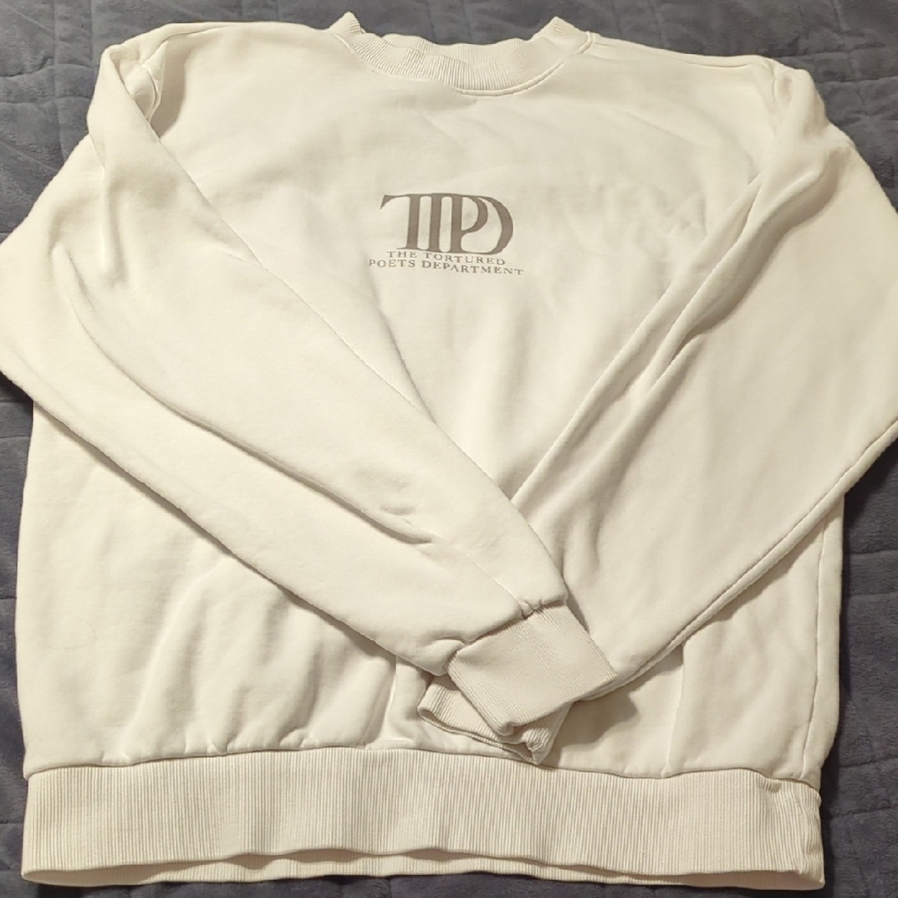 Taylor Swift Cream Crewneck Sweater